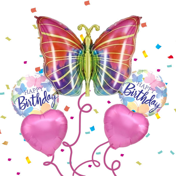 Butterfly 5 Pcs Foil balloons