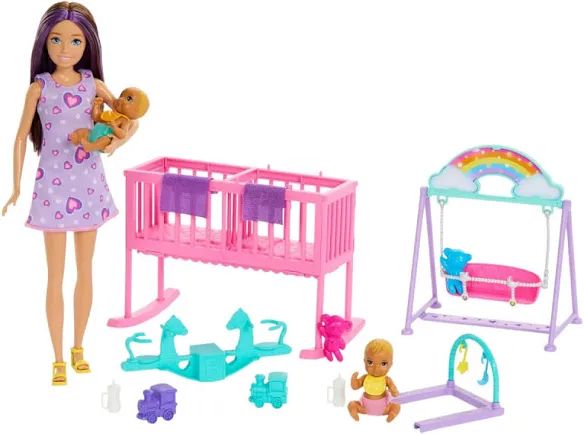 Barbie Set With 2 Babies