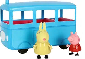 PEPPA PIG Peppa's School Bus Playset with Sound Effects, Includes 2 Figures, Preschool Toy for Girls and Boys 3 Years and Up, Birthday Gift Toys for Kids