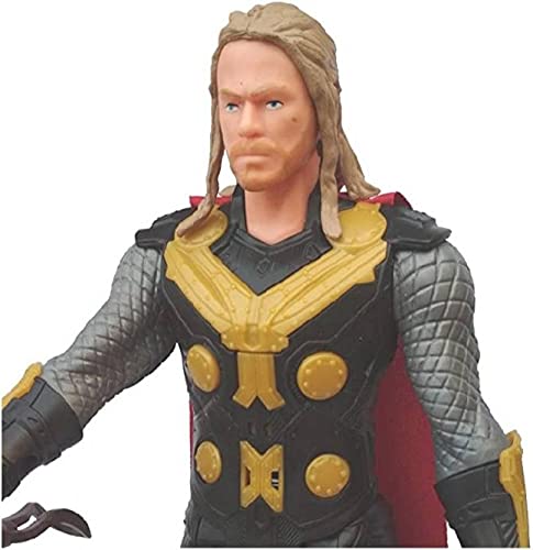 Premium Super Hero Titan Legend 12Inch Thor Action Figure with LED Light and Sound Effects -30cm End Game Toys, Avengers Toy for Kids (Thor)