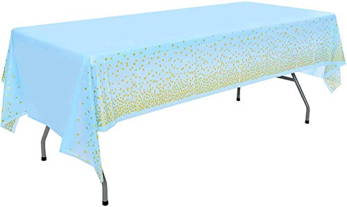 Black Tablecover with Golden Polka Dot 54inx72in - 1PC