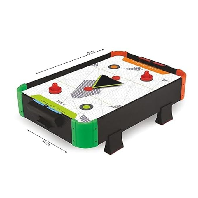 Simar Air Hockey Game Air Hockey Table Ice Hockey Game 220V Electric Wall Adapter Powered Indoor Game