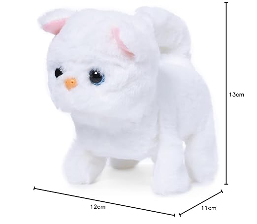 Fuzz Buzz Battery Operated Electronic Pets (Casper The Cat- i can Walk and Make Sounds)