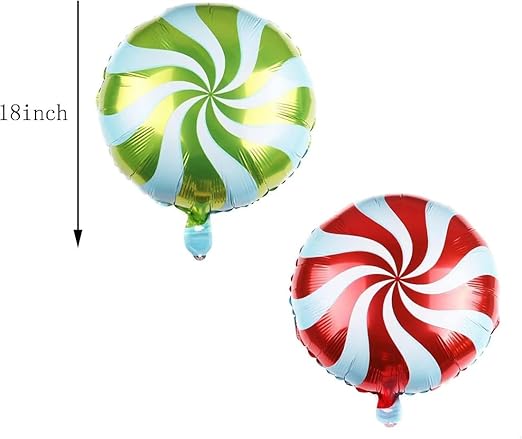 Candy Foil Balloon, Lollipop Foil Balloon Theme Birthday Decoration Kit Pack of 8 pcs || Candy Theme, Lollipop Theme Birthday Balloon Decoration for Boys Girls Kids (CL Theme1)