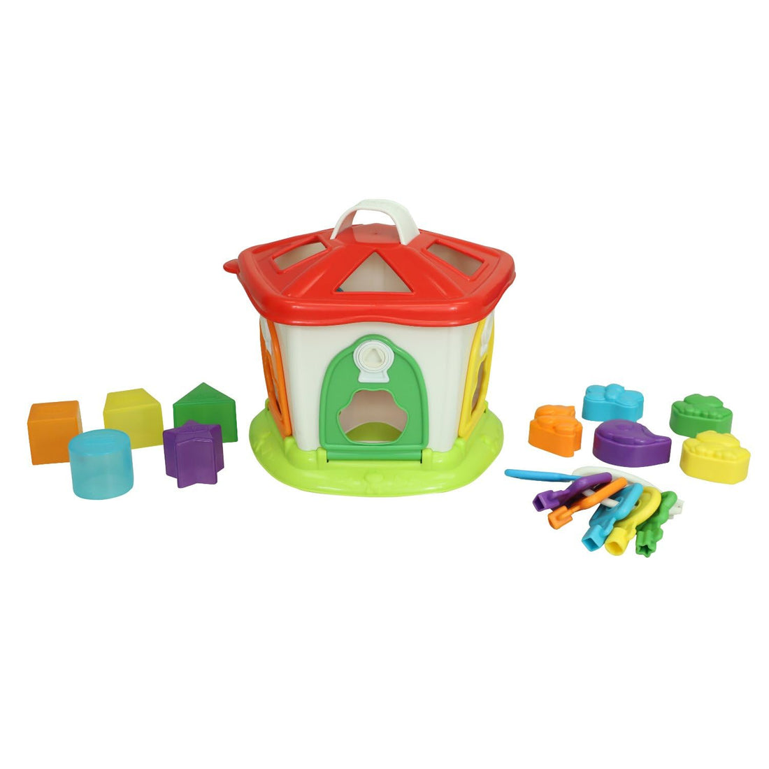Chicco 2 in 1 Animal Cottage Shape Sorter Toy for Kids Age 12M+