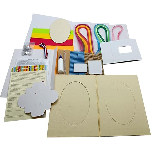 Quilled Creations - Paper Quilling Craft kit for 7 Year olds