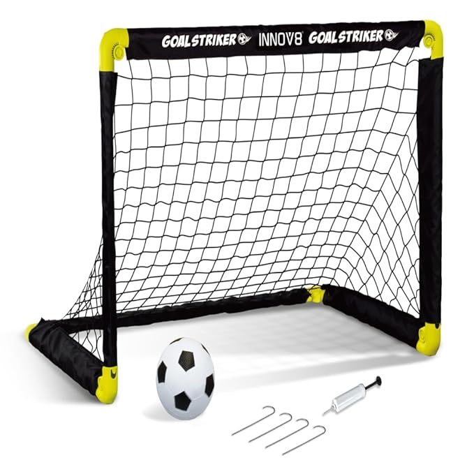 Playwell Innov8 Mini Folding Soccer Goalpost | Portable | Durable | Lightweight | Quick Setup | Durable