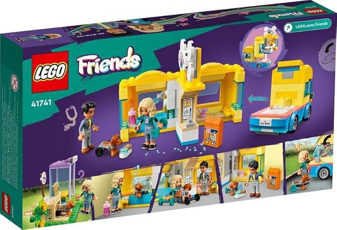 LEGO Friends Dog Rescue Van 41741 Building Toy Set (300 Pieces)|Multicolor
