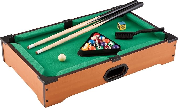 ULTIMAX 20-Inch Table Top Miniature Billiard/Pool Game Set Billiards Tables