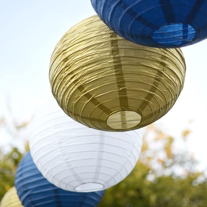 Paper Lanterns for Decoration Birthday Party/Baby Showers/Weddings/Indoor Decoration/Outdoor Decoration - Pack of 1 (Golden)