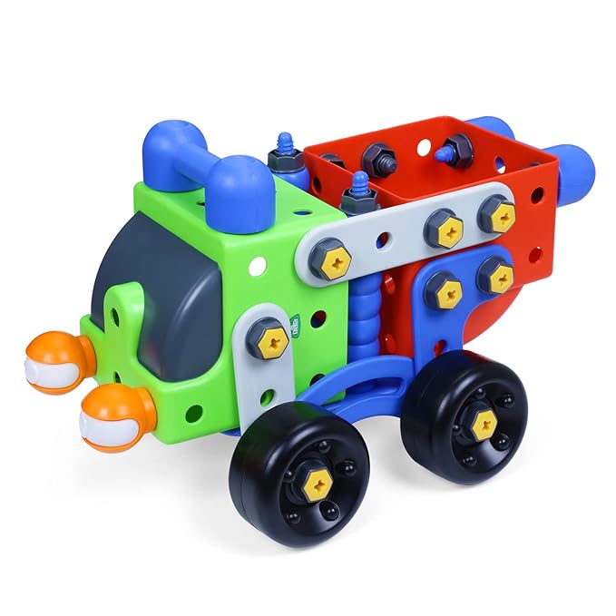Early Learning Centre Build It Deluxe Set Gears Building Set, Inspires Imagination, Develops Motor Skills, Ideal for Toddlers & Kids, Multi