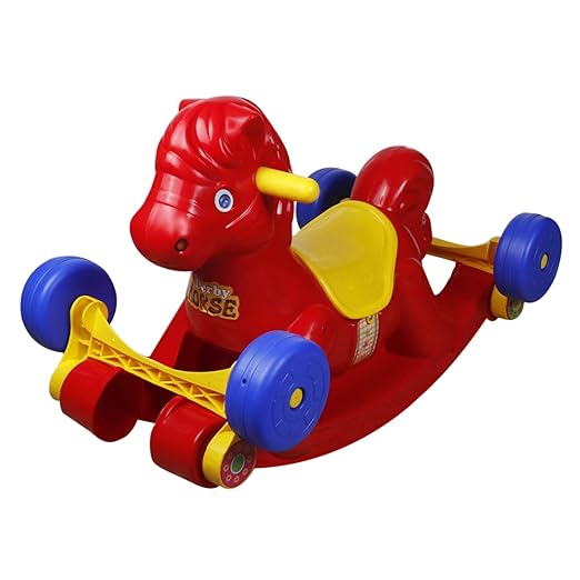 Derby Horse-50650 | Baby Horse Rider| Horsey Rocker | Ride-On Toy for Kids |Indoor & Outdoor Rocker | Push Car | Toy Car Rider for Babies/Toddlers, Multicolor