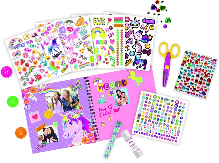 Mirada Art & Craft,Unicorn Scrapbook, Ideal Gift for Boys & Girls, 6+ (MAC2011)