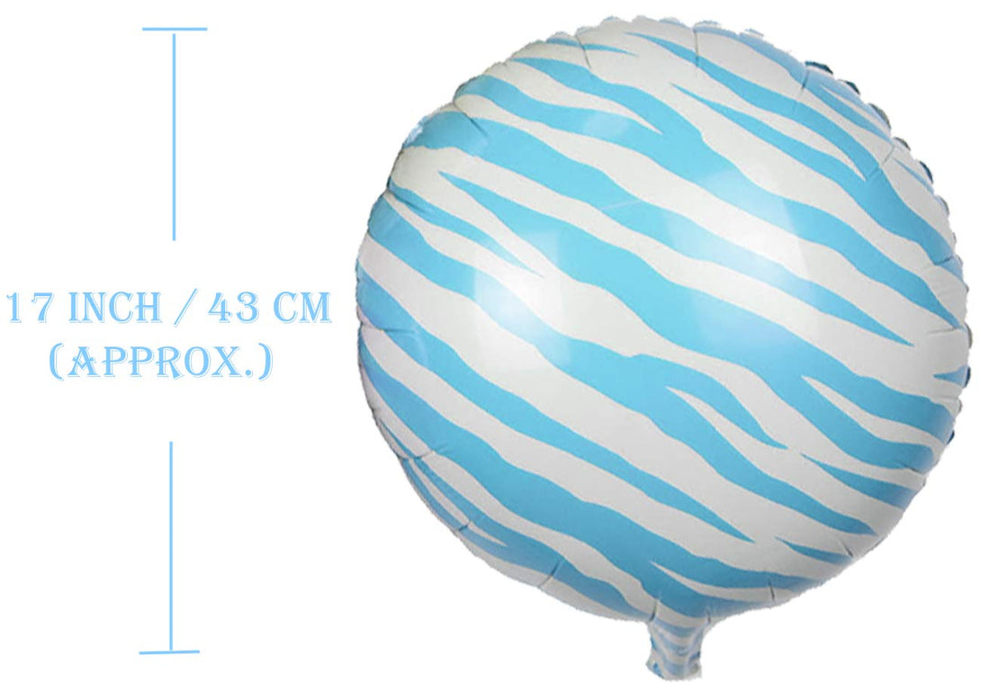 (Pack of 5) Giraffe Shape Baby Shower Foil Balloons Baby Shower Decoration Material Its a boy Decorations - Blue