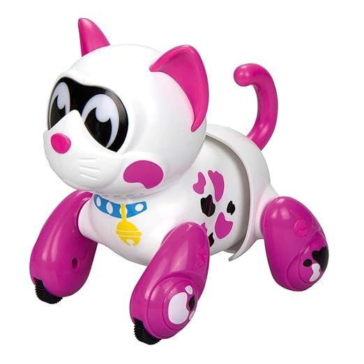 Silverlit YCOO Mooko- Your Kids Lively Robotic Pet Kitten with Touch Control, Realistic Pet Sound, Funny Poses