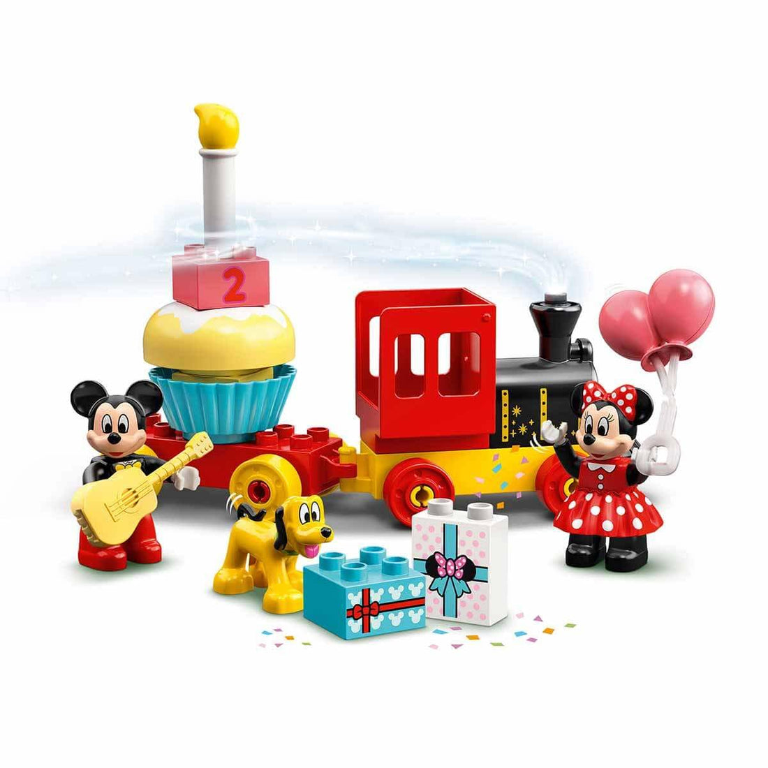 LEGO DUPLO ǀ Disney Mickey & Minnie Birthday Train 10941 Kids’ Birthday Number Train; Learning and Building Playset