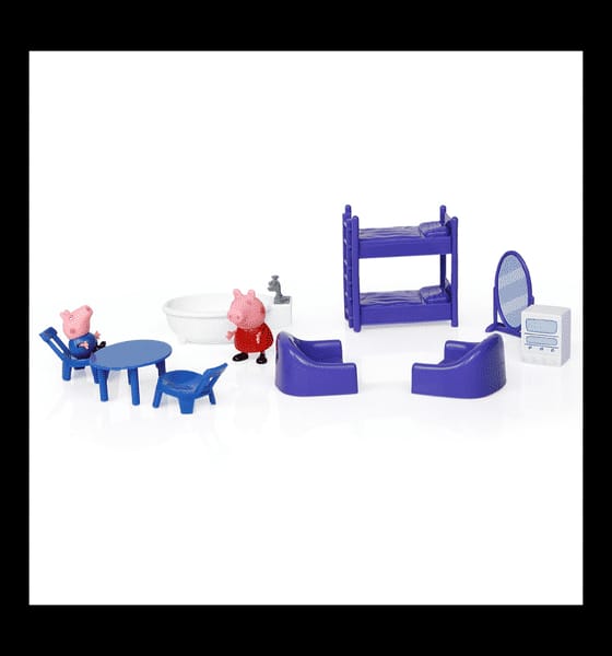 PEPPA PIG Family House Playset, Includes Peppa's and George Figures, House Set and Other Fun Accessories, Preschool Toy for Girls and Boys Ages 3 and Up