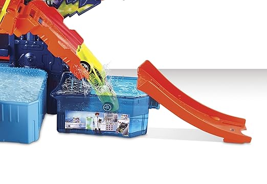 Hot Wheels Metal Shifters Color Splash Science Lab Playset, Multicolor