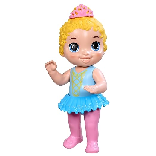 Baby Alive Princess Ballerina Blonde Hair Baby Doll, Toys for 3 Year Old Up, 10.25 Inches/26 Centimeters