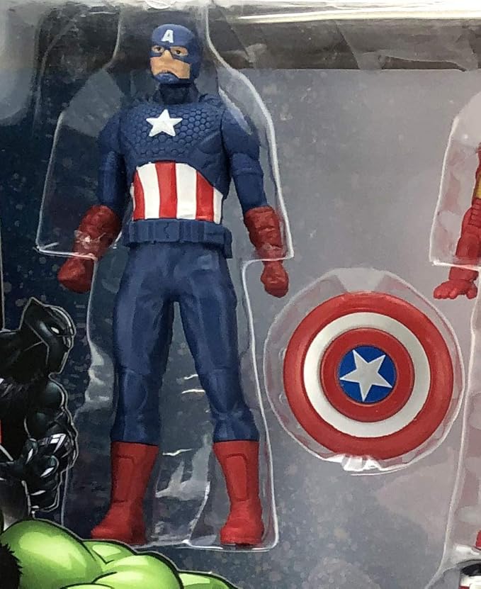 Hasbro Marvel Avengers Action Figures - Iron Man, Hulk, Black Panther, Captain America, Spider Man, Ant Man, War Machine & Falcon! (8 Action Figures)