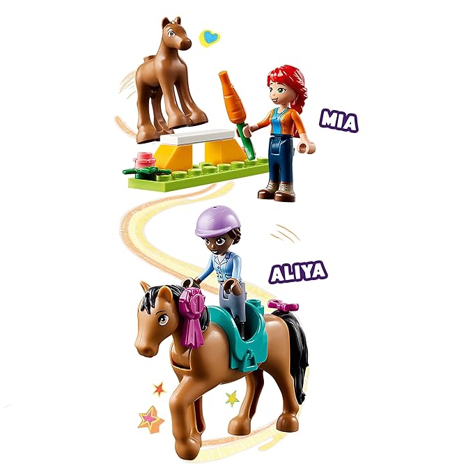 LEGO Friends Horse Training 41746 Building Toy Set for Ages 4+; with 2 Mini-Dolls and 2 Horse Characters