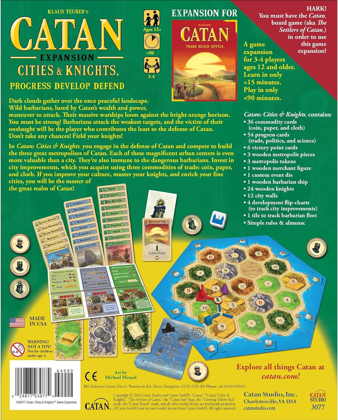 Catan: Cities & Knights Expansion