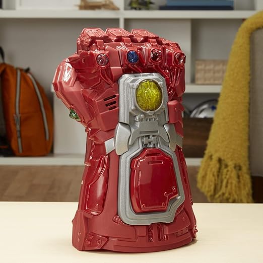 MARVEL Avengers:Endgame Red Infinity Gauntlet Electronic Fist Roleplay Toy, Lights, Sounds,Kids Ages 5&Up