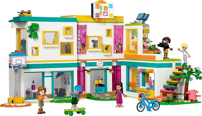 LEGO Friends Heartlake International School 41731 Building Toy Set for Kids Aged 8+; Comes with 5 Mini-Dolls