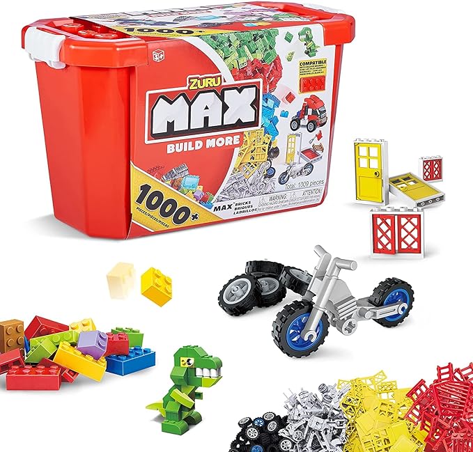 Zuru Max Build More Building Bricks Value Set (1000 Pieces
