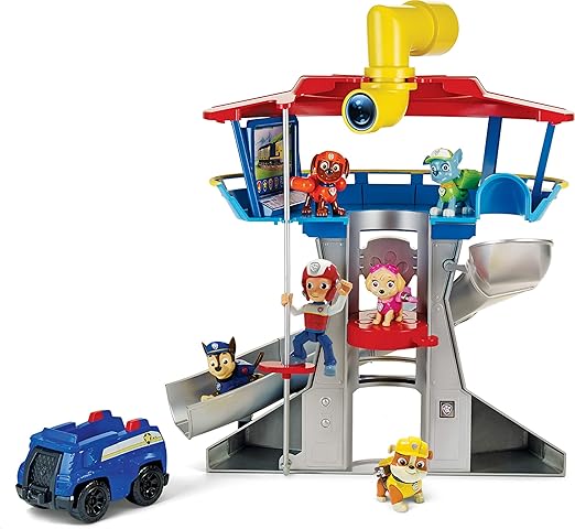 Paw Patrol Lookout Tower Playset, Toys for Boys, 3 Years & Above, Pre School, Action Figures