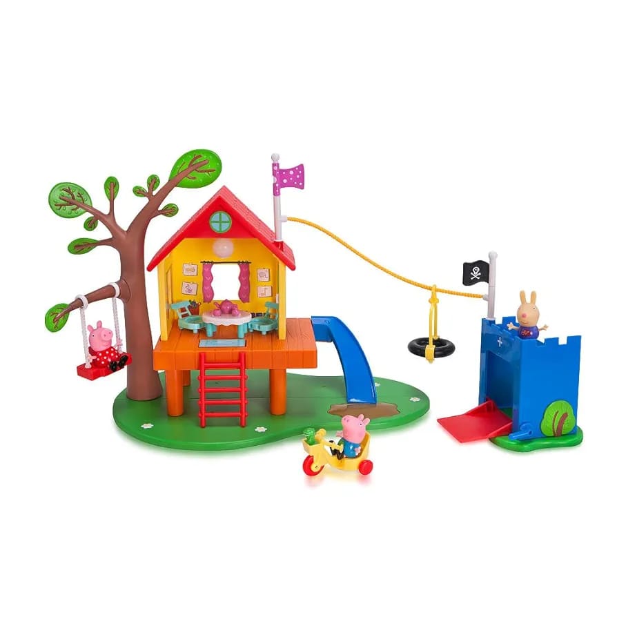 Peppa Pig's Treehouse and George's Fort Playset