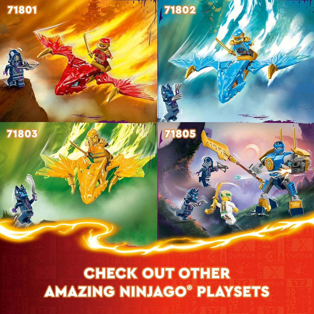 LEGO NINJAGO Arin’s Battle Mech Ninja Toy with Arin Minifigure 71804