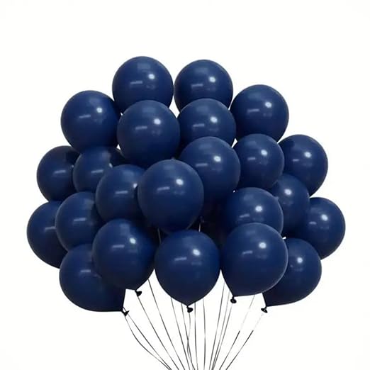 Deep Blue / Night Blue latex Balloons for Balloon Decorations 10" - 50PC