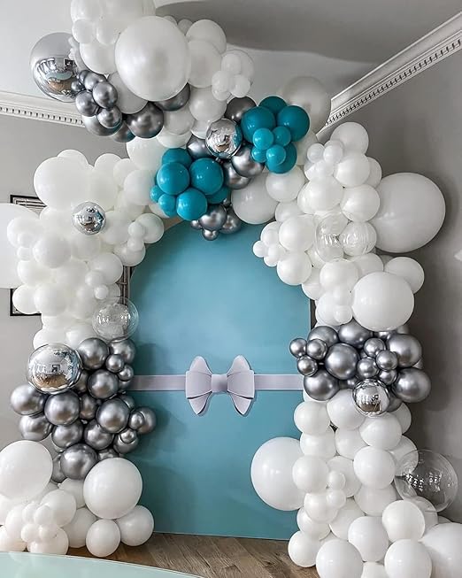 Standard Latex Balloons, 12-inch, Pack of 50 (White)