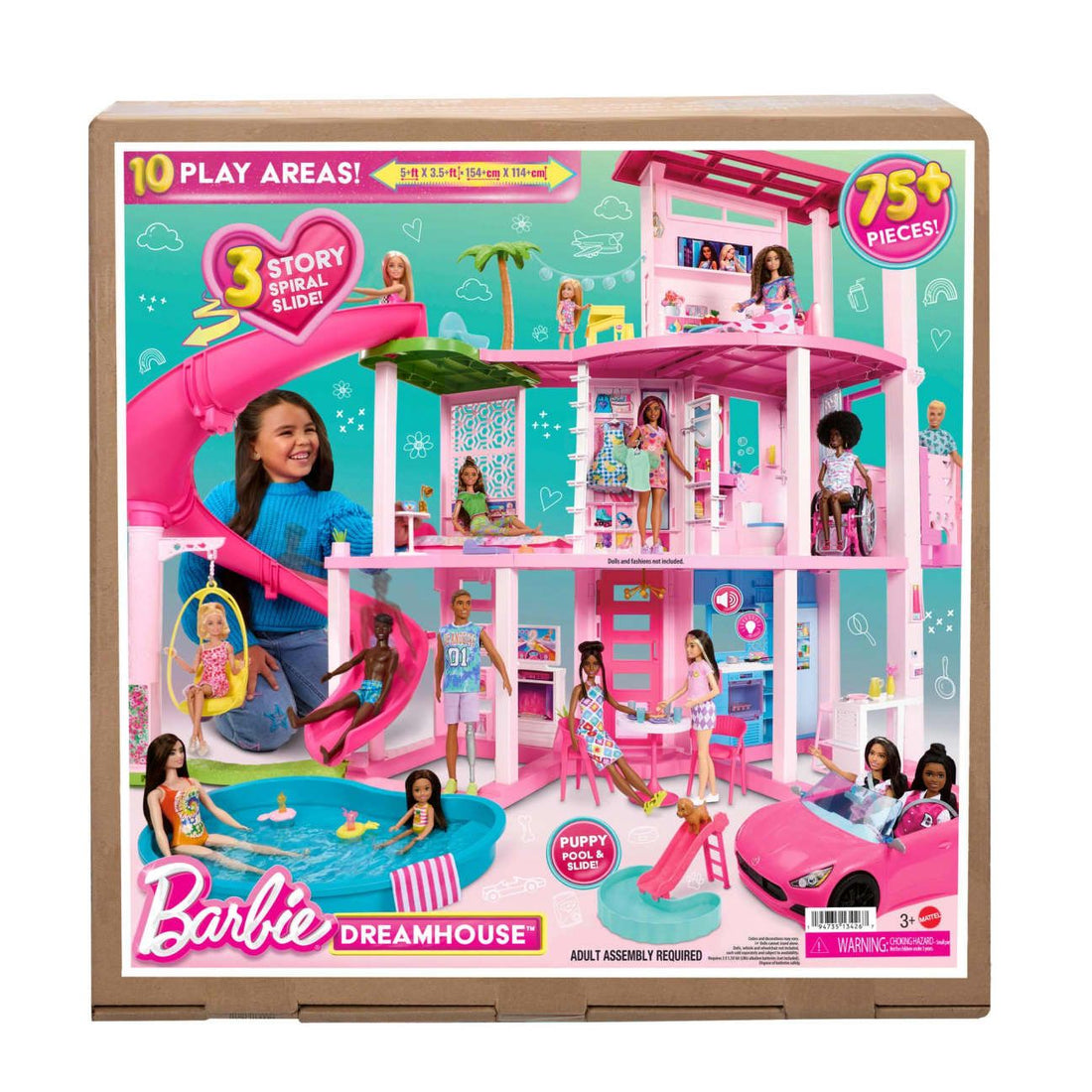 Barbie Latest Dreamhouse | Pool Party Doll Playset