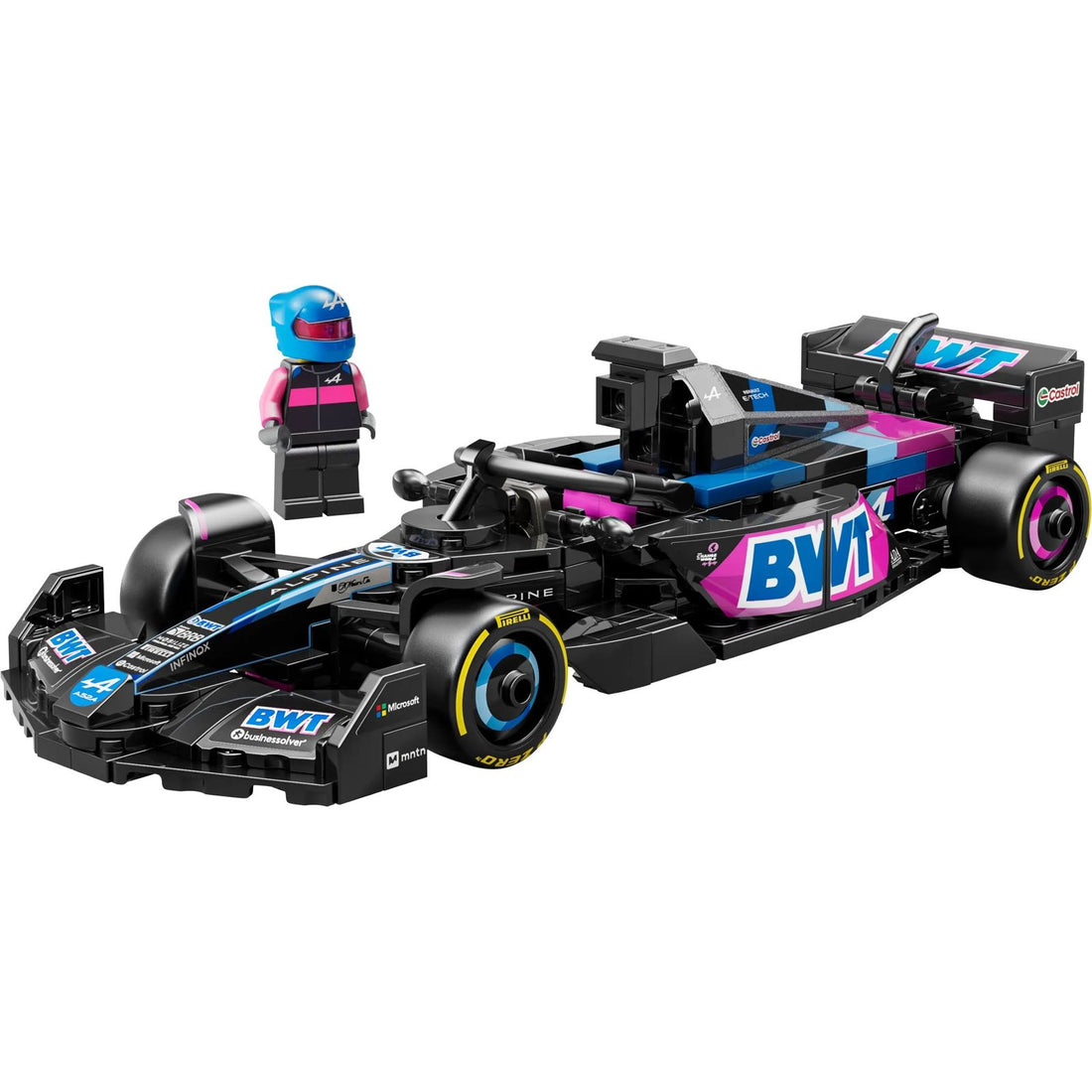 LEGO Speed Champions BWT Alpine F1 Team A524 Race Car Toy Vehicle 77248 Building Blocks Toys for 10+ Gift for Boys and Girls