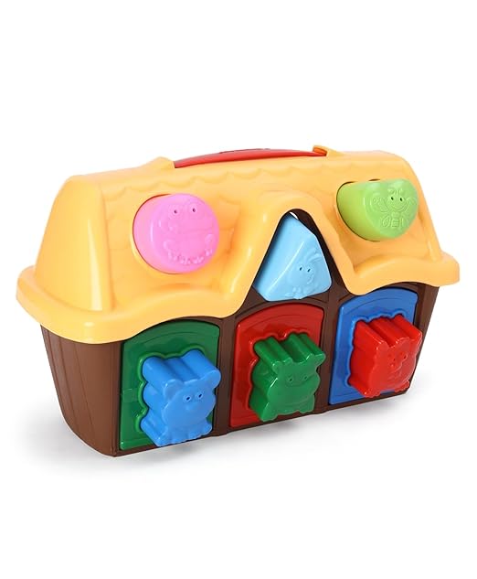 Animal House Shape Sorter Toys for Kids Alphabets for Kids Learning - Toys for Kids | Montessori Toys for 1 Year Old | Toys for 1 + Year Old