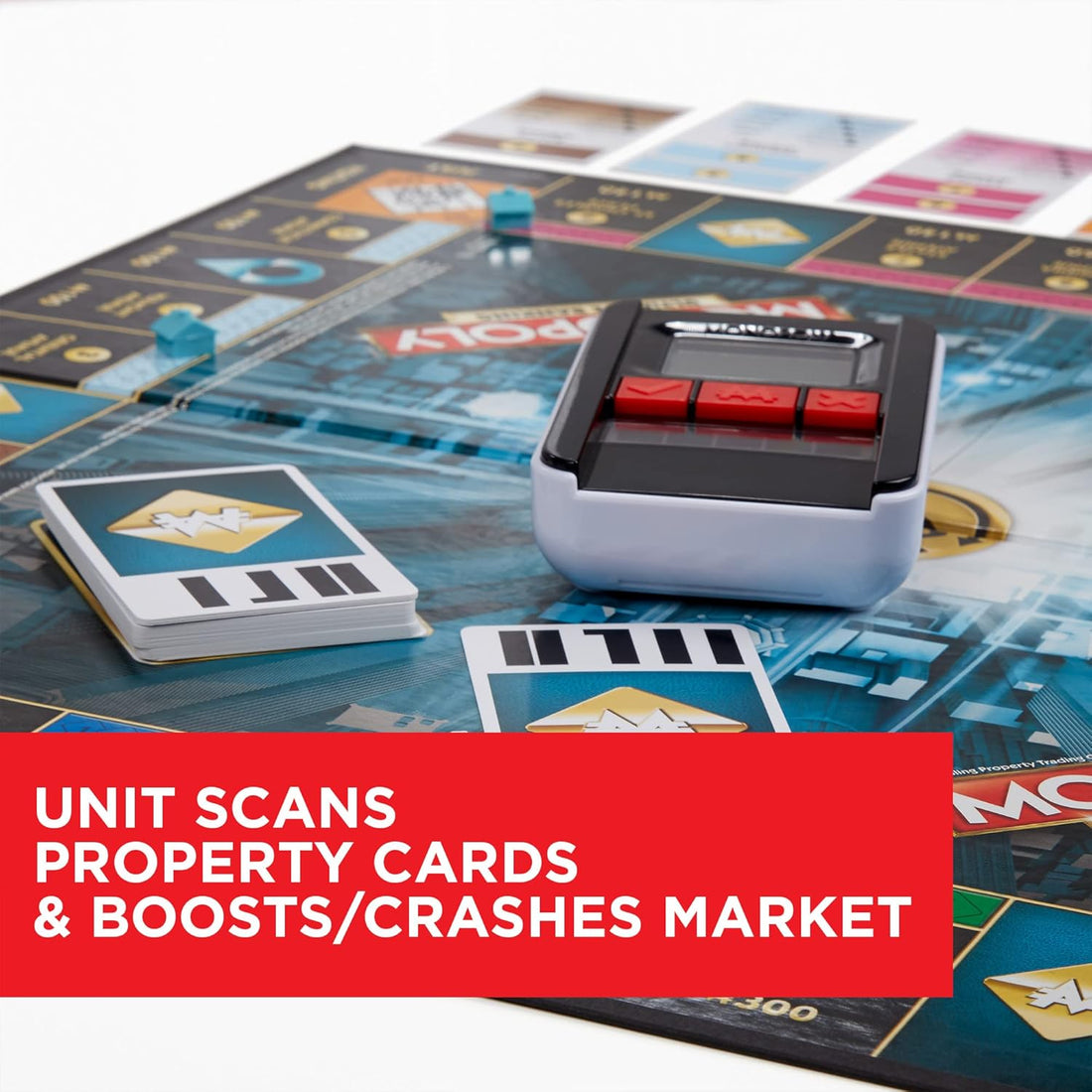 Monopoly Game: Ultimate Banking Edition Board Game, Electronic Banking Unit,Fantasy Game for Families and Kids Ages 8 and Up(Multicolor,Pack of 1)