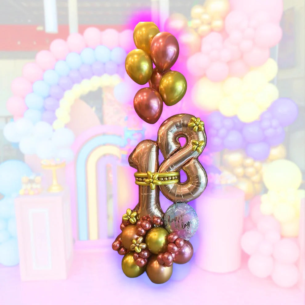 Happy 18th Birthday Balloon Bouquet